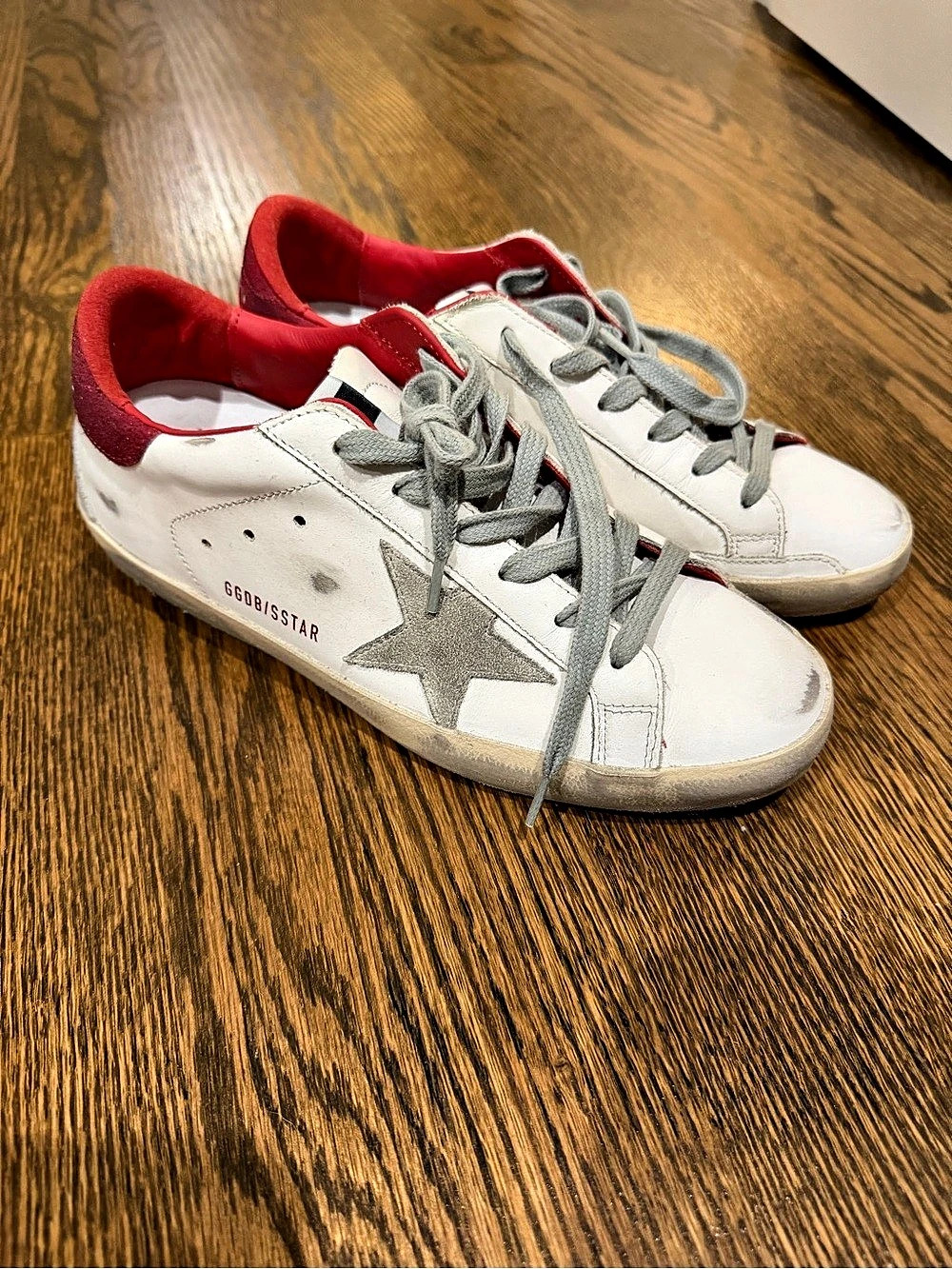 Golden Goose Super-Star Sneaker Women's White & Red Sneakers